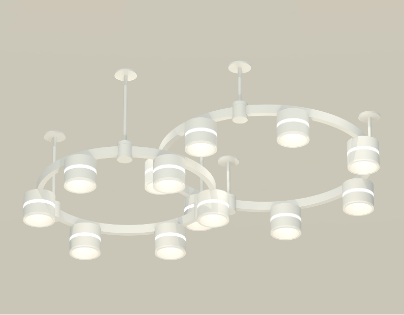 Комплект подвесного светильника Techno Ring с акрилом Ambrella Light XR92211001