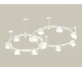 Комплект подвесного светильника Techno Ring с акрилом Ambrella Light XR92211004