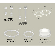 Комплект подвесного светильника Techno Ring с акрилом Ambrella Light XR92211005