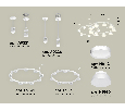 Комплект подвесного светильника Techno Ring с акрилом Ambrella Light XR92211101