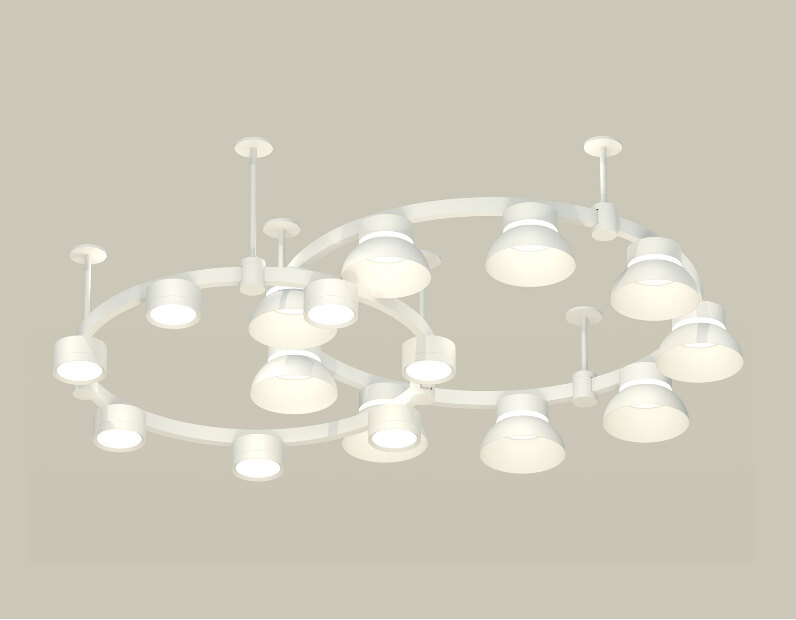 Комплект подвесного светильника Techno Ring с акрилом Ambrella Light XR92211101