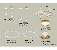 Комплект подвесного светильника Techno Ring с акрилом Ambrella Light XR92211110