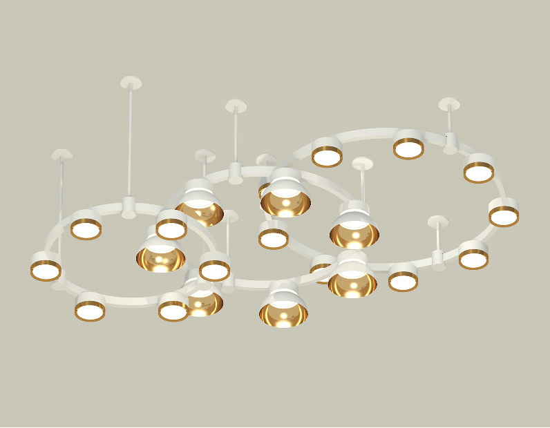 Комплект подвесного светильника Techno Ring с акрилом Ambrella Light XR92212001