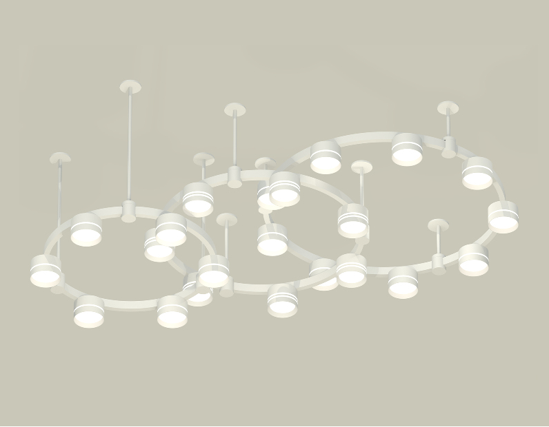 Комплект подвесного светильника Techno Ring с акрилом Ambrella Light XR92212260