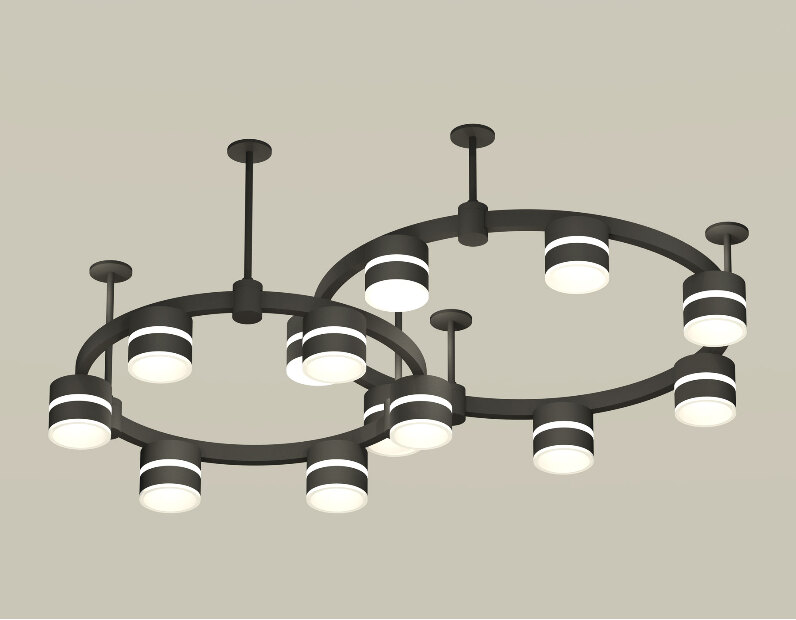 Комплект подвесного светильника Techno Ring с акрилом Ambrella Light XR92221001