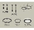 Комплект подвесного светильника Techno Ring с акрилом Ambrella Light XR92221003