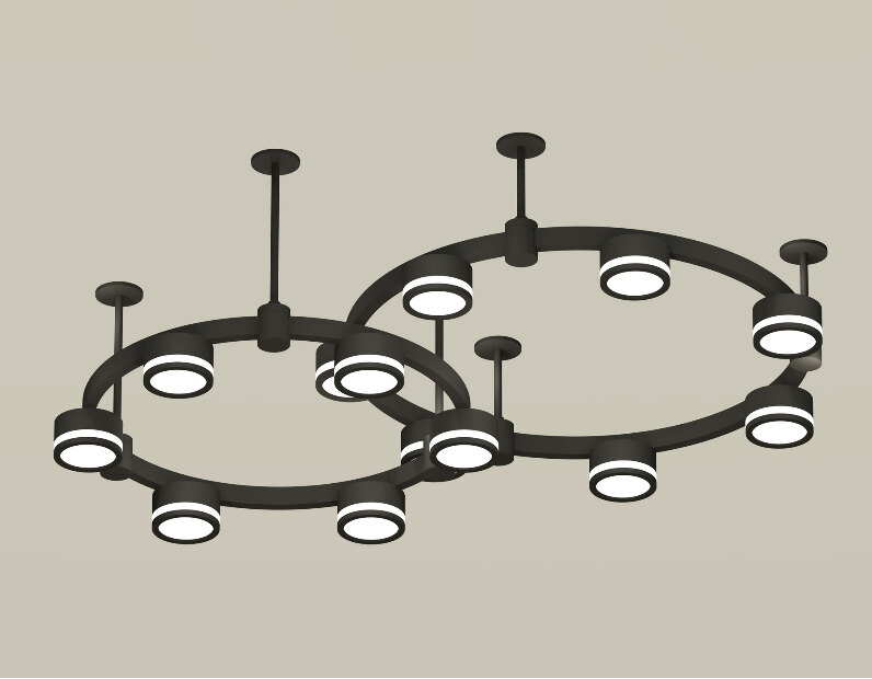 Комплект подвесного светильника Techno Ring с акрилом Ambrella Light XR92221003