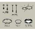 Комплект подвесного светильника Techno Ring с акрилом Ambrella Light XR92221004