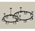 Комплект подвесного светильника Techno Ring с акрилом Ambrella Light XR92221005