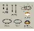 Комплект подвесного светильника Techno Ring с акрилом Ambrella Light XR92221110
