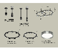 Комплект подвесного светильника Techno Ring Ambrella Light XR92221160