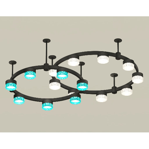 Комплект подвесного светильника Techno Ring с композитным хрусталем Ambrella Light XR92221210