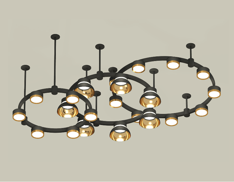 Комплект подвесного светильника Techno Ring с акрилом Ambrella Light XR92222001