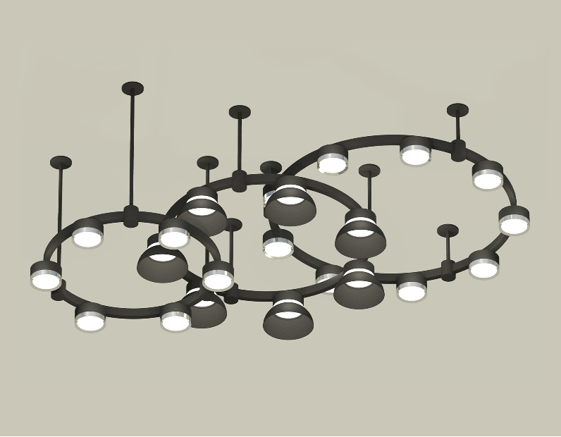 Комплект подвесного светильника Techno Ring с акрилом Ambrella Light XR92222010