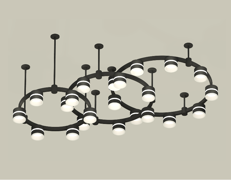 Комплект подвесного светильника Techno Ring с акрилом Ambrella Light XR92222220
