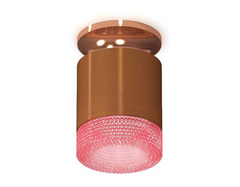 Комплект накладного светильника с композитным хрусталем Ambrella Light XS7404142