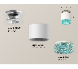 Комплект накладного светильника с композитным хрусталем Ambrella Light XS7510082