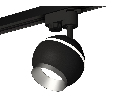 Комплект трекового однофазного светильника с подсветкой Ambrella Light XT1102004