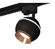 Комплект трекового однофазного светильника с подсветкой Ambrella Light XT1102006