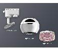 Комплект трекового однофазного светильника с подсветкой Ambrella Light XT1104003