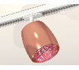 Комплект трекового светильника с композитным хрусталем Ambrella Light XT1144010