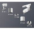 Комплект трекового однофазного светильника Ambrella Light XT6301050