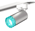 Комплект трекового однофазного светильника с композитным хрусталем Ambrella Light XT6324002