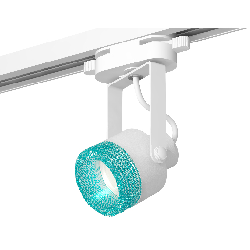 Комплект трекового однофазного светильника с композитным хрусталем Ambrella Light XT6601063