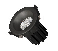 Светильник MS-ATOLL-BUILT-R86-10W Warm3000 (BK, 60 deg, 230V) (Arlight, IP54 Металл, 5 лет) 041573