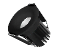 Светильник MS-FOGGY-BUILT-R45-5W Warm3000 (BK, 36 deg, 230V) (Arlight, IP54 Металл, 5 лет) 044633