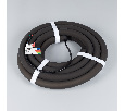 Лента герметичная SPI MOONLIGHT-BLACK-SIDE-G180-D25mm 12V RGB-PX2 (21.6 W/m, IP65, 5m, wire x1) (Arlight, Вывод кабеля боковой) 044974