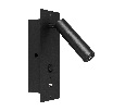 Светильник SP-BED-CHARGE-BUILT-S80x230-3W Warm3000 (BK, 20 deg, 230V, USB-A, USB-C) (Arlight, IP20 Металл, 3 года) 046880