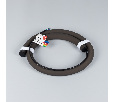 Лента герметичная MOONLIGHT-BLACK-TOP-G280-D25mm 24V RGB 360deg (14.4 W/m, IP65, 1m, wire x1) (Arlight, Вывод кабеля прямой) 047198