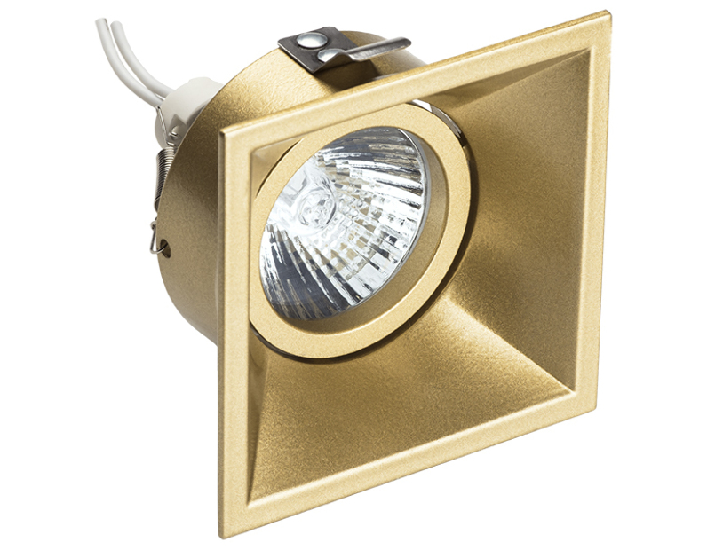 Светильник точечный встраиваемый декоративный под заменяемые галогенные или LED лампы Domino Lightstar 214503