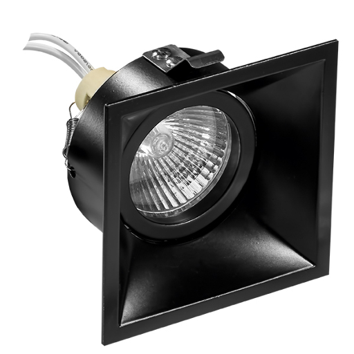 Светильник точечный встраиваемый декоративный под заменяемые галогенные или LED лампы Domino Lightstar 214507
