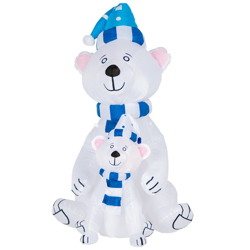 3D фигура надувная Медведица с медвежонком NN- 511-205