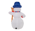 3D фигура надувная Снеговик с метлой NN- 511-123