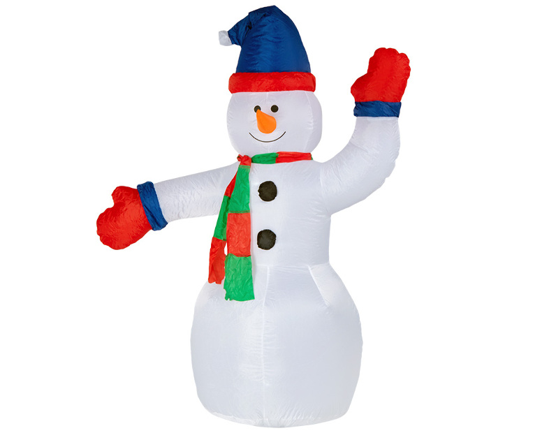 3D фигура надувная Снеговик с шарфом NN- 511-208