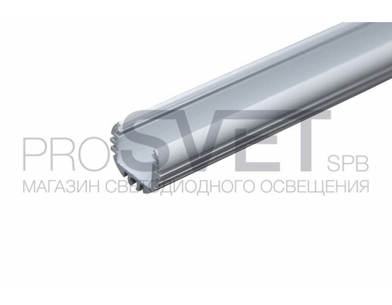 Алюминиевый анодированный профиль круглый (длина3м). для линеек шир 8 и10мм  цена за метр NN- 146-113