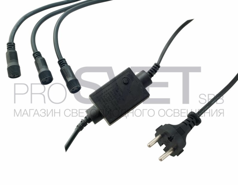 Контроллер для LED гирлянд СЕТОК 3W NN- 123-015