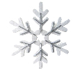 Елочная фигура Снежинка сказочная  40 см NN- 502-389