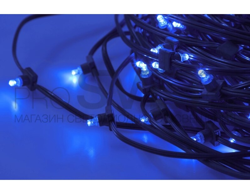 Гирлянда LED ClipLight 12V 300 мм синий с трансформатором 325-133