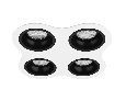 Комплект из светильников и рамки DOMINO Domino Lightstar D64607070707