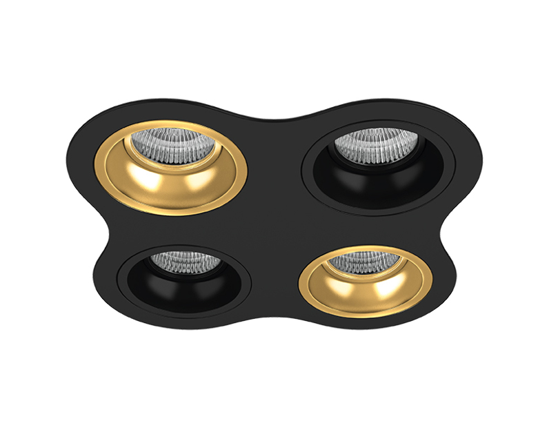 Комплект из светильников и рамки DOMINO Domino Lightstar D64703070307