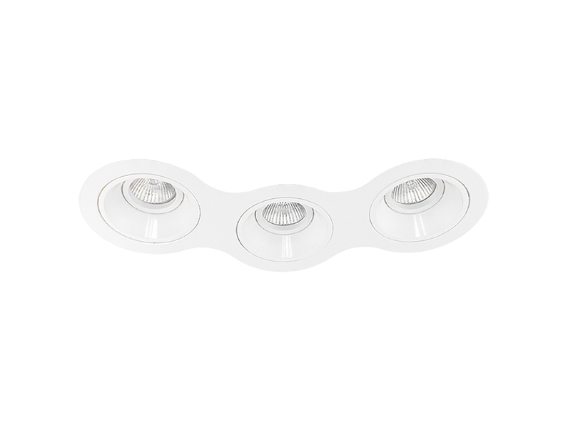 Комплект из светильников и рамки DOMINO Domino Lightstar D696060606