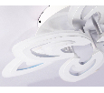 Потолочный светодиодный светильник с пультом Ambrella Light FA4546