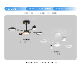 Потолочная светодиодная люстра с пультом Ambrella Light FL51632