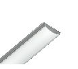 Алюминиевый профиль накладной 18*4 для светодиодной ленты до 15мм Ambrella Light GP1500AL