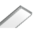 Алюминиевый профиль накладной 23.8*6 для светодиодной ленты до 20мм Ambrella Light GP1800AL