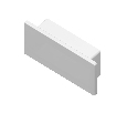 Заглушка для накладного алюминиевого профиля GP2001 (комплект 4шт) Ambrella Light GP8400